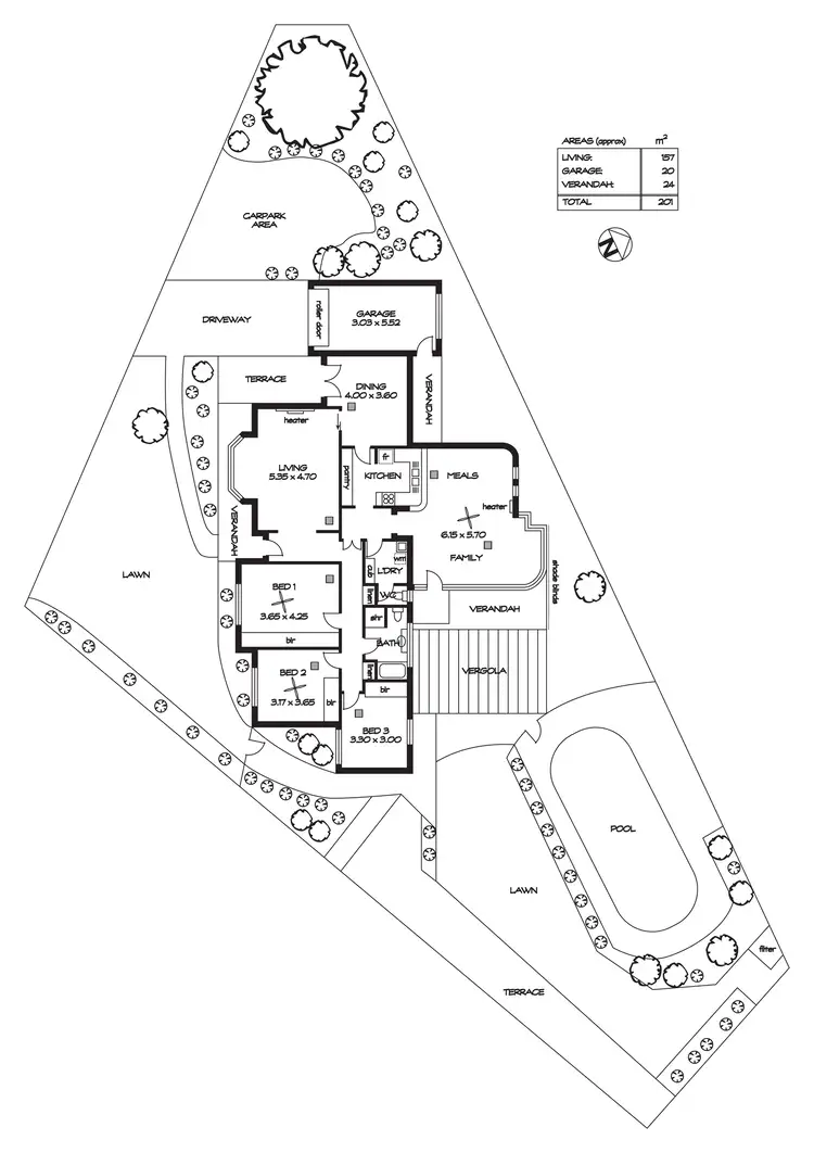 Floorplan of Homely house listing, 23 Nilpinna Street, Burnside SA 5066