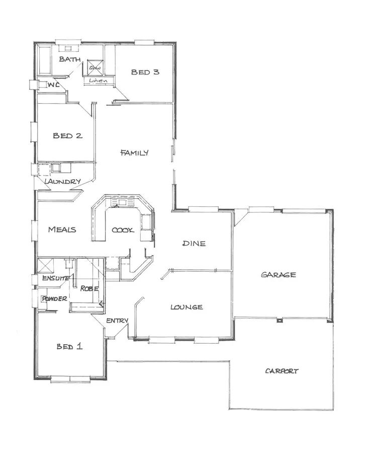 Floorplan of Homely house listing, 23 Simmons Crescent, Port Augusta West SA 5700