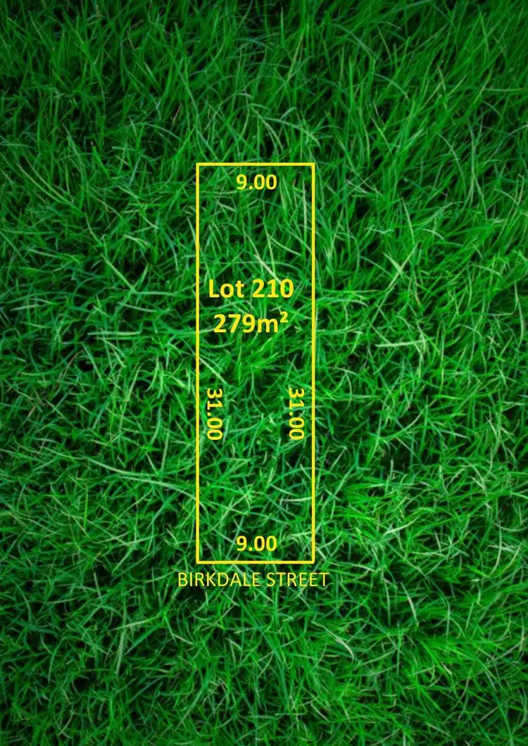 Floorplan of Homely land listing, Lot 210, 25 Birkdale Street, Normanville SA 5204