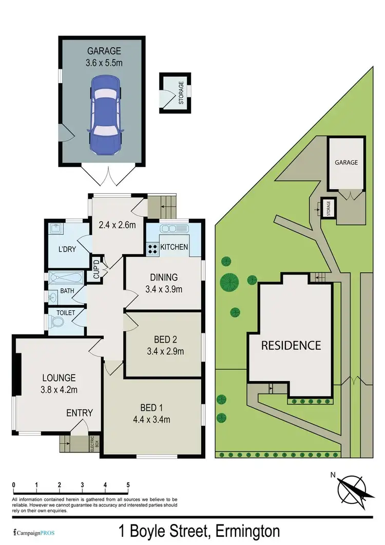 Floorplan of Homely house listing, 1 Boyle Street, Ermington NSW 2115