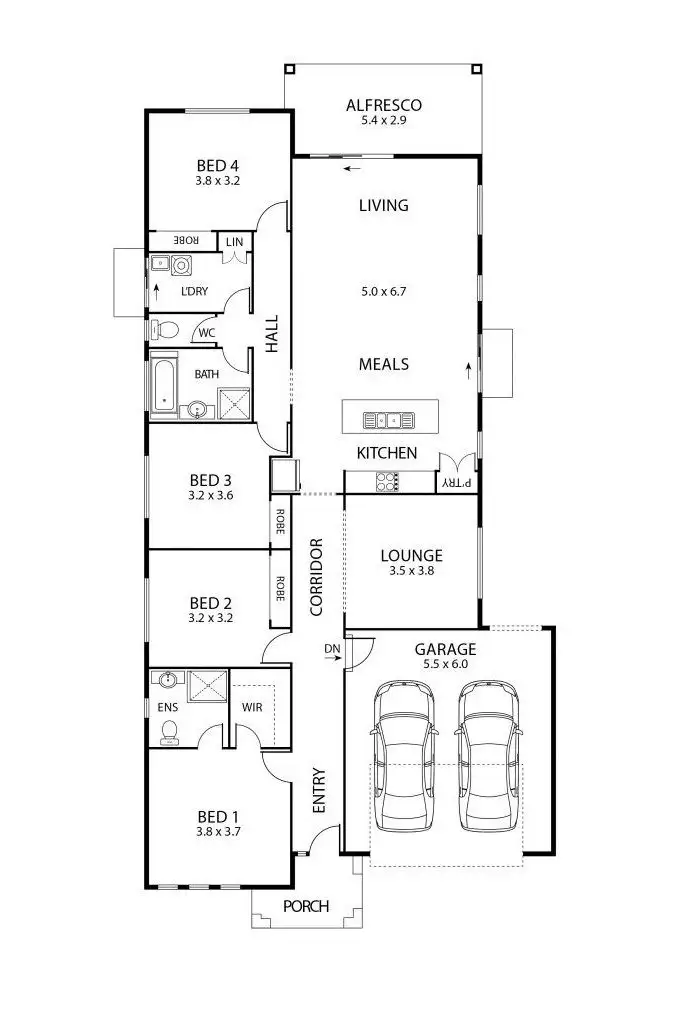 Floorplan of Homely house listing, 10 Gunther Way, Wollert VIC 3750
