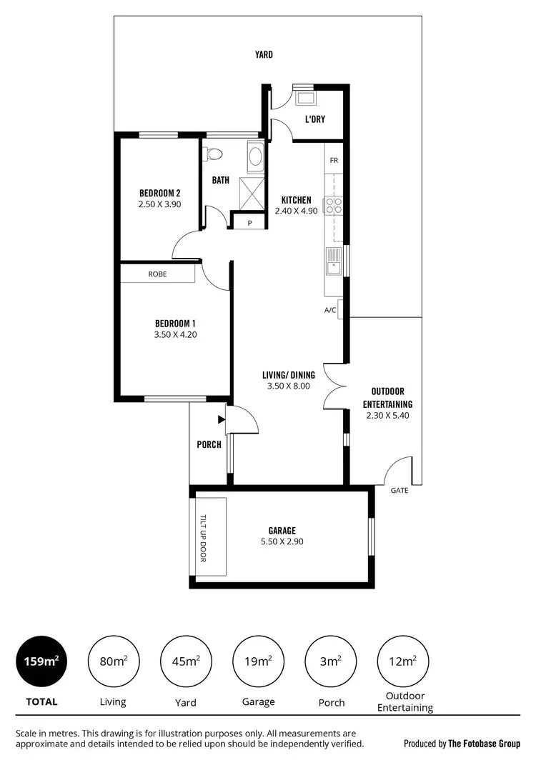 Floorplan of Homely unit listing, 5/16 Peroomba Avenue, Kensington Gardens SA 5068