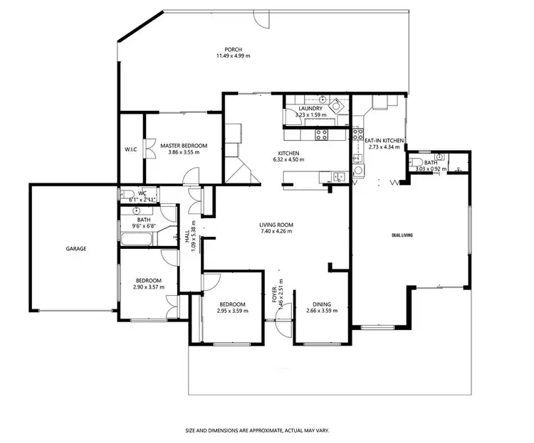 Floorplan of Homely house listing, 11 Eingana Street, Hope Island QLD 4212