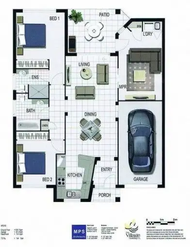 Floorplan of Homely villa listing, Villa 25/37 Wagner Road, Murrumba Downs QLD 4503