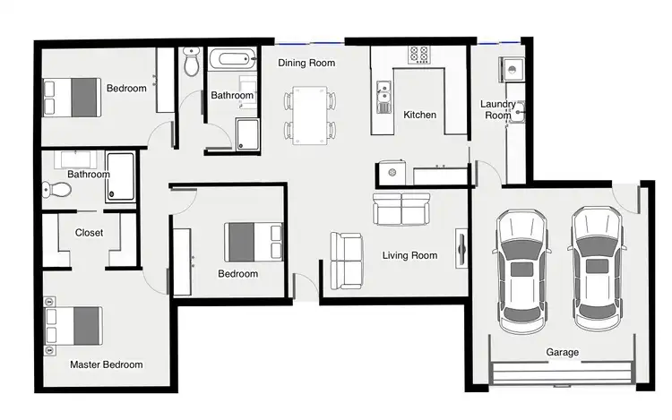 Floorplan of Homely house listing, 21 Anwyl Close, Mildura VIC 3500