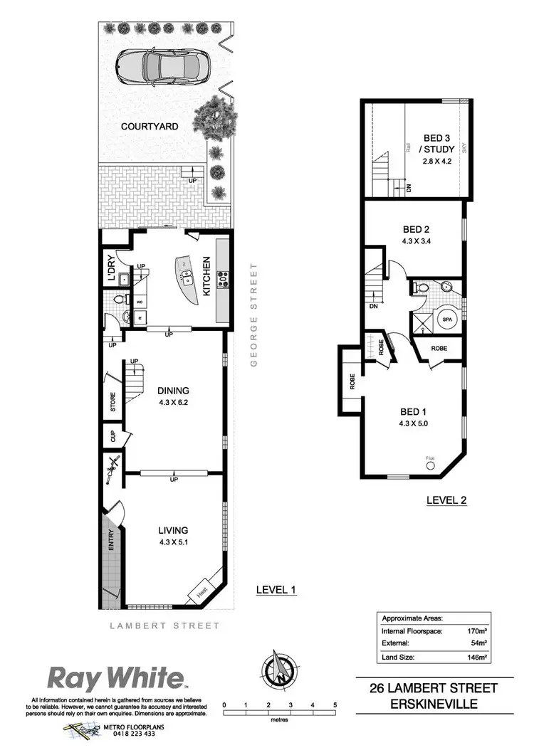 Floorplan of Homely house listing, 26 Lambert Street, Erskineville NSW 2043