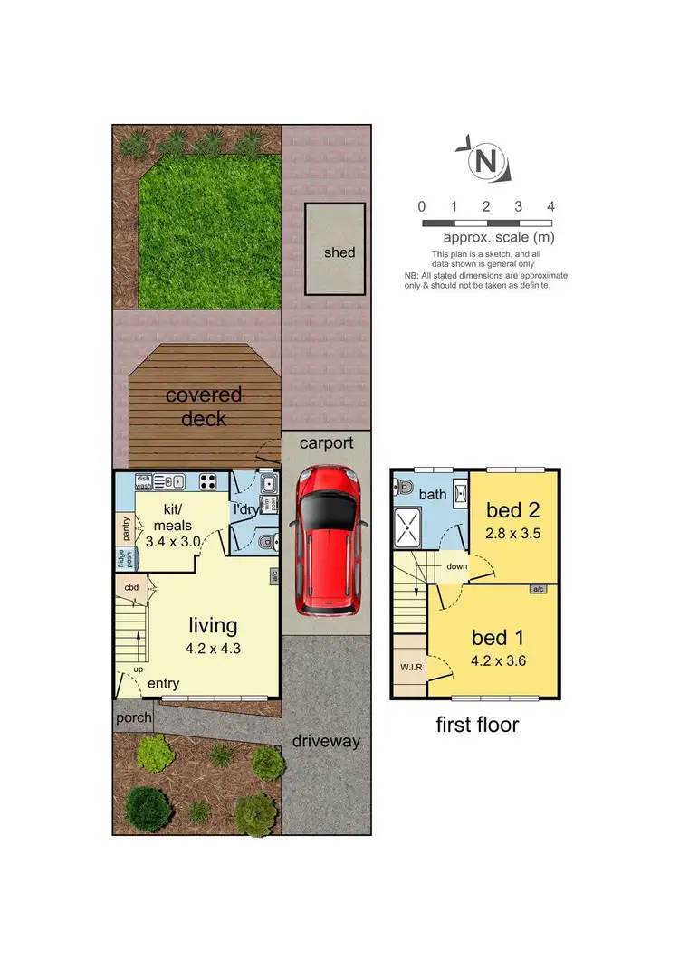 Floorplan of Homely townhouse listing, 23/7 Turnbull Court, Ringwood VIC 3134