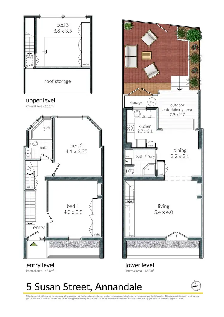 Floorplan of Homely house listing, 5 Susan Street, Annandale NSW 2038