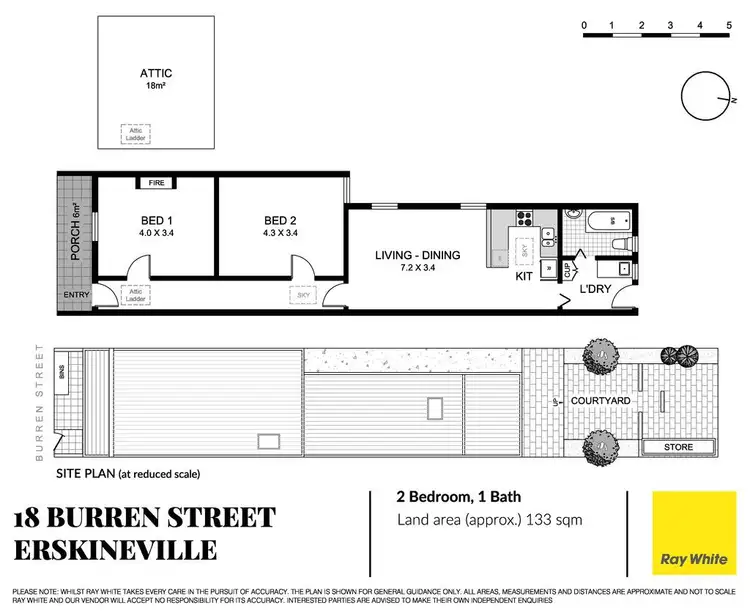 Floorplan of Homely house listing, 18 Burren Street, Erskineville NSW 2043