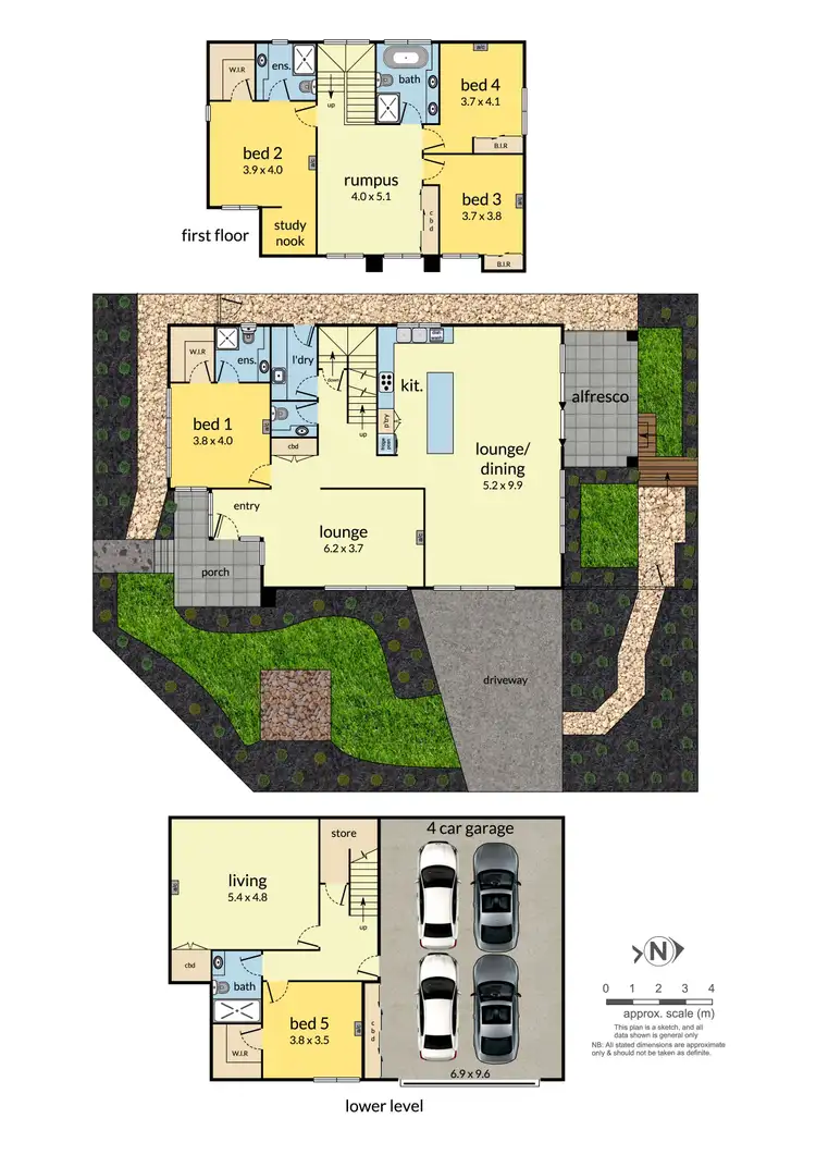 Floorplan of Homely house listing, 317A Gallaghers Road, Glen Waverley VIC 3150