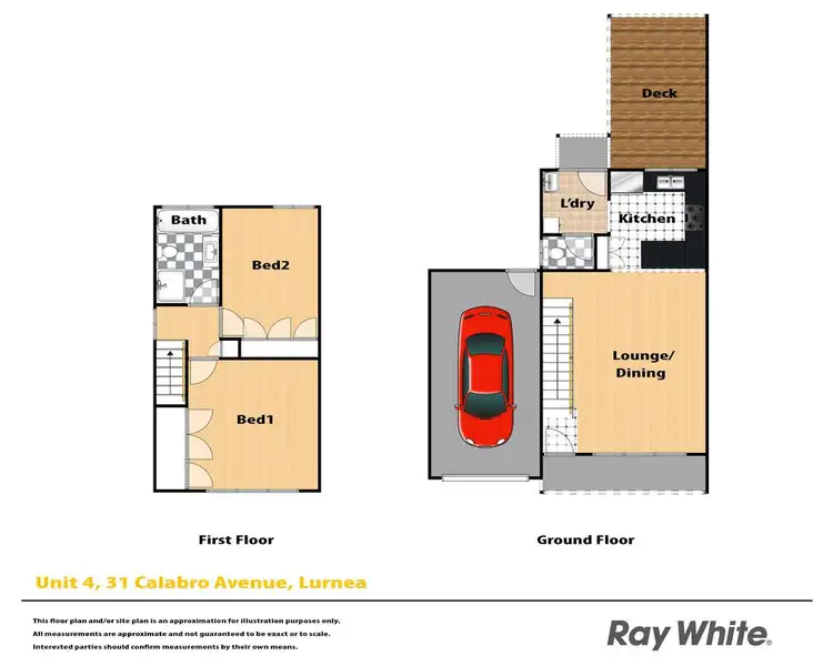 Floorplan of Homely townhouse listing, 4/31 Calabro Avenue, Lurnea NSW 2170