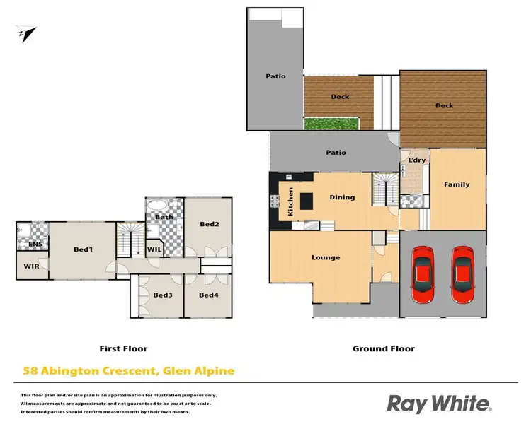 Floorplan of Homely house listing, 58 Abington Crescent, Glen Alpine NSW 2560