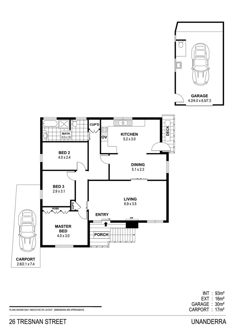 Floorplan of Homely house listing, 26 Tresnan Street, Unanderra NSW 2526