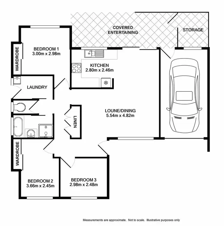 Floorplan of Homely other listing, 2/17 Deborah Crescent, Cambridge Park NSW 2747