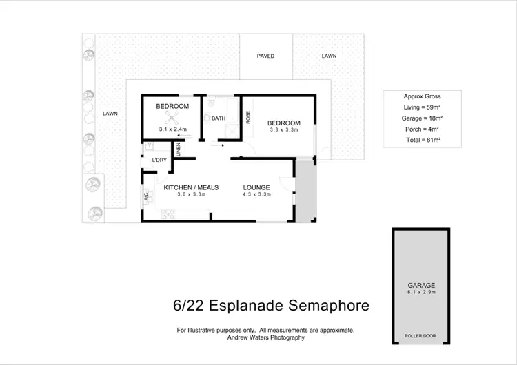 Floorplan of Homely house listing, 6/22 Esplanade, Semaphore South SA 5019