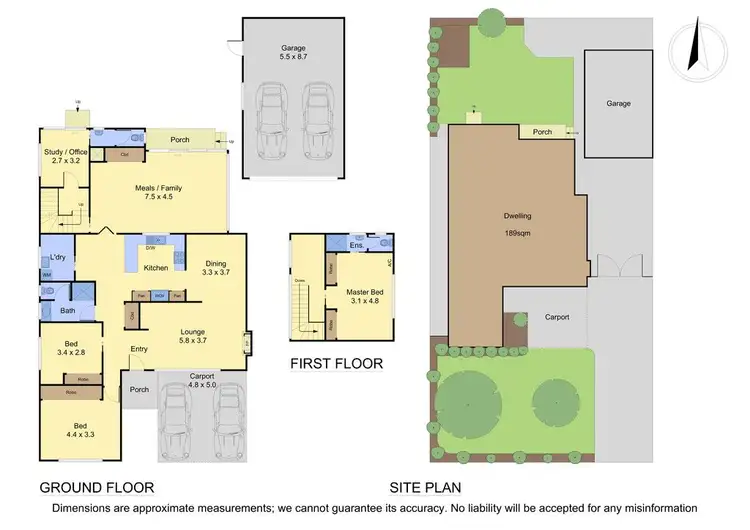 Floorplan of Homely house listing, 8 Keith Grove, Ringwood VIC 3134