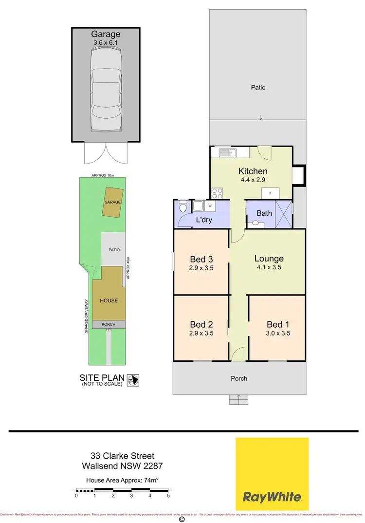 Floorplan of Homely house listing, 33 Clarke Street, Wallsend NSW 2287