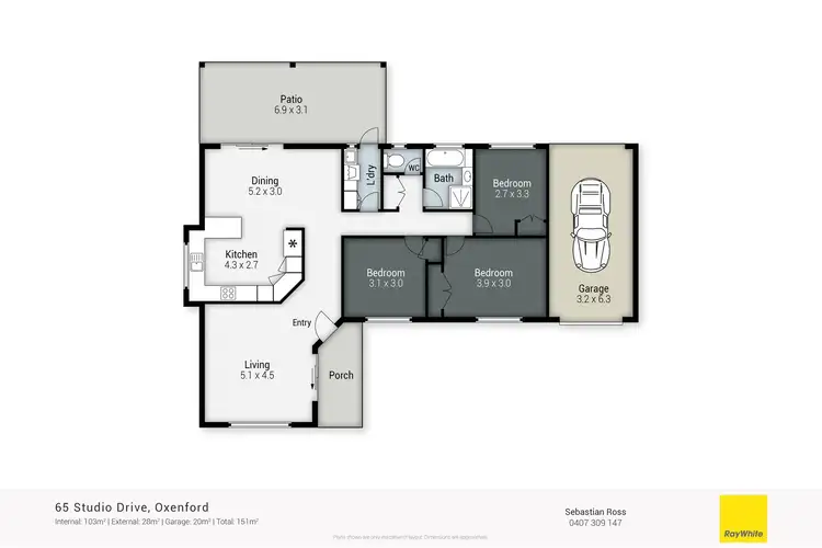 Floorplan of Homely house listing, 65 Studio Drive, Oxenford QLD 4210