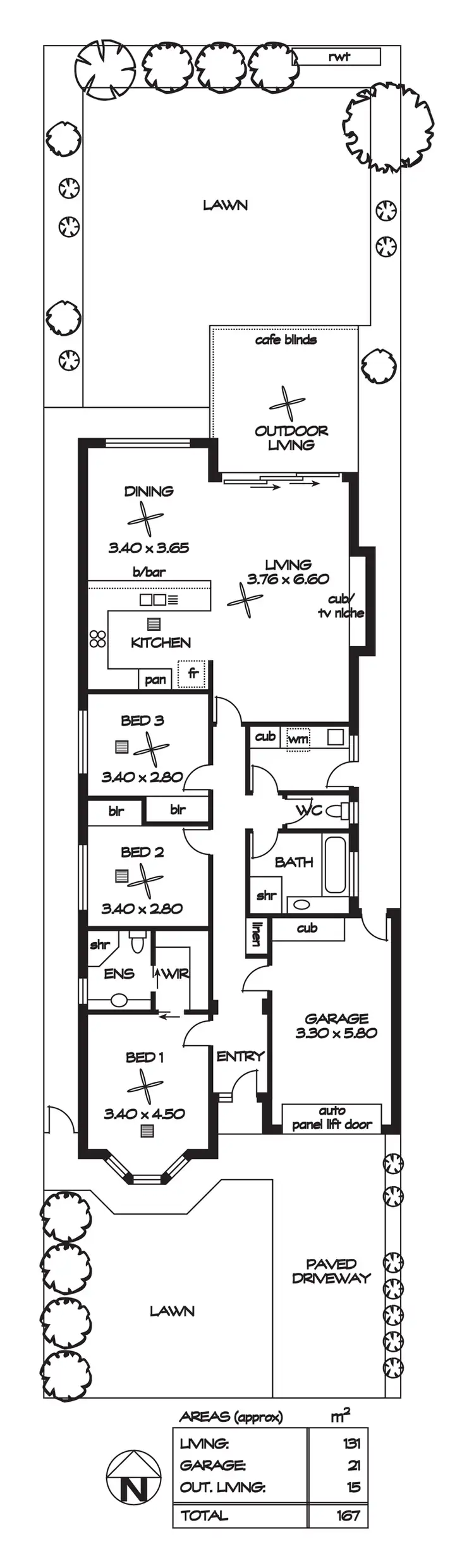 Floorplan of Homely house listing, 18A Arunta Street, Greenacres SA 5086