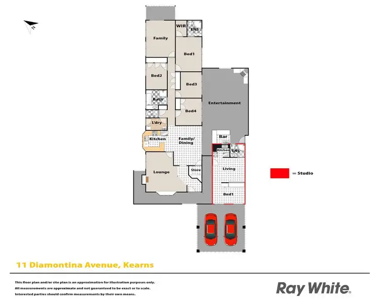 Floorplan of Homely house listing, 11 Diamontina Avenue, Kearns NSW 2558
