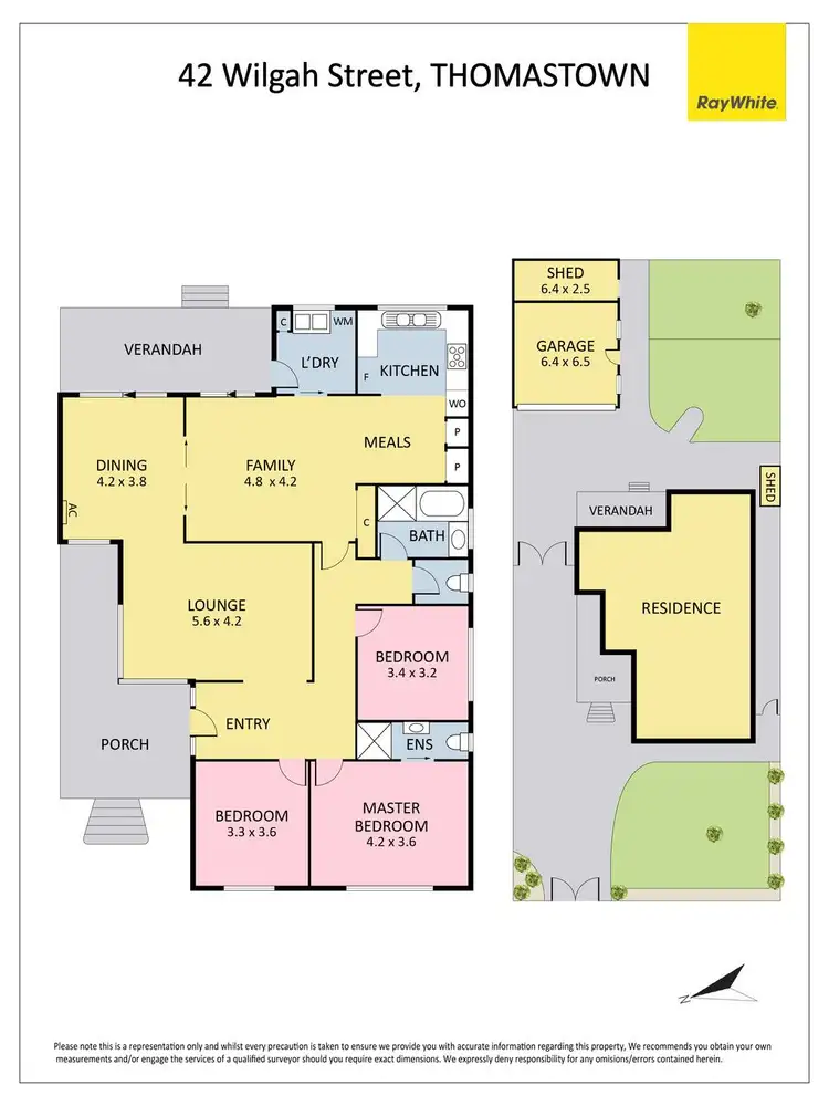 Floorplan of Homely house listing, 42 Wilgah Street, Thomastown VIC 3074