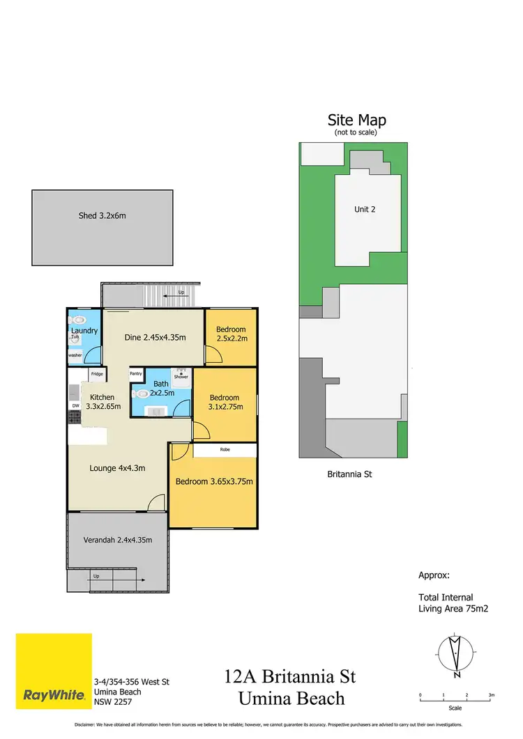 Floorplan of Homely villa listing, 2/12 Britannia Street, Umina Beach NSW 2257