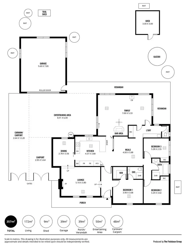 Floorplan of Homely house listing, 19 York Drive, Flagstaff Hill SA 5159