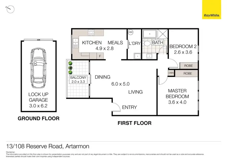 Floorplan of Homely unit listing, 13/108 Reserve Road, Artarmon NSW 2064