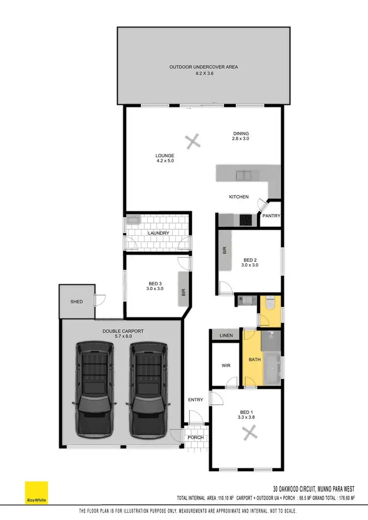 Floorplan of Homely house listing, 30 Oakwood Circuit, Munno Para West SA 5115