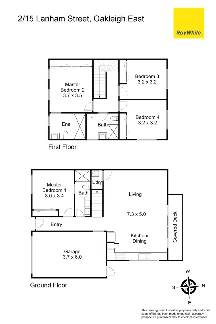 Floorplan of Homely townhouse listing, 2/15 Lanham Street, Oakleigh East VIC 3166