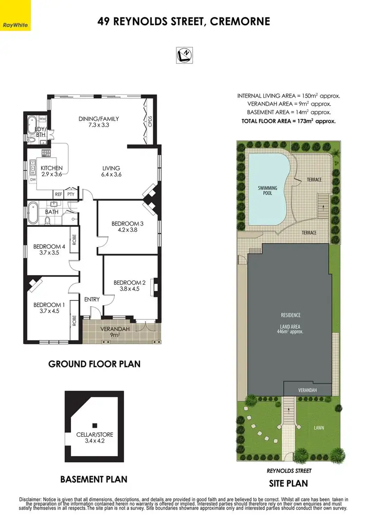 Floorplan of Homely house listing, 49 Reynolds Street, Cremorne NSW 2090