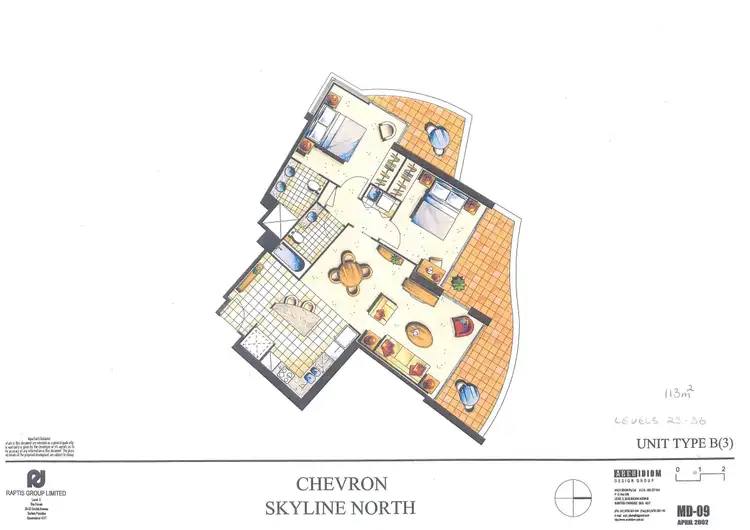 Floorplan of Homely unit listing, 2362/23 Ferny Avenue, Surfers Paradise QLD 4217