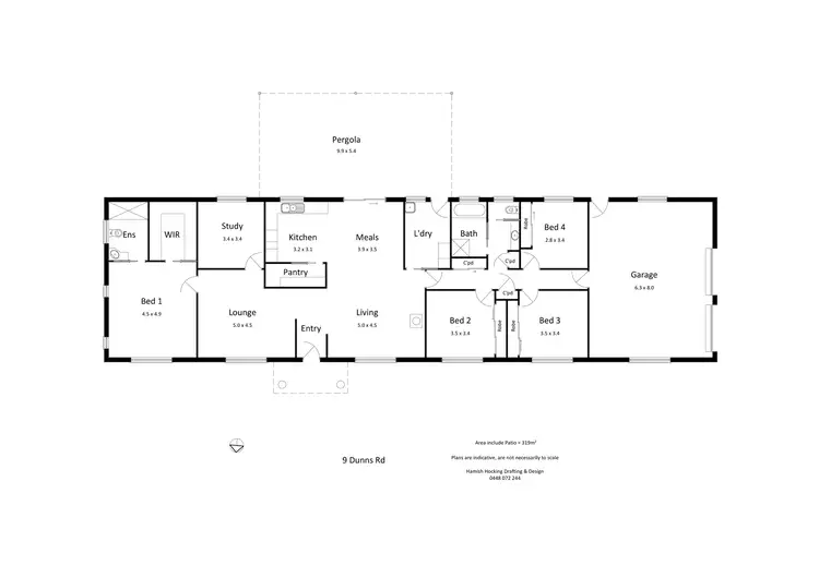 Floorplan of Homely house listing, 9 Dunns Road, Springvale NSW 2650