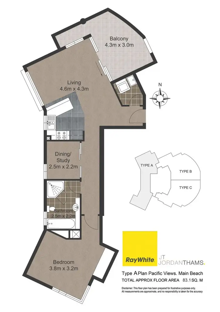 Floorplan of Homely apartment listing, 29/5 Woodroffe Avenue, Main Beach QLD 4217