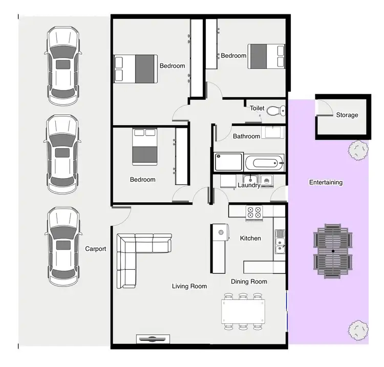 Floorplan of Homely house listing, 2 Jessie Court, Irymple VIC 3498