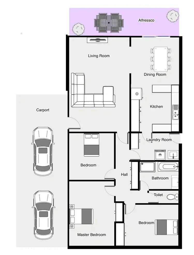 Floorplan of Homely house listing, 4 Hector Street, Mildura VIC 3500