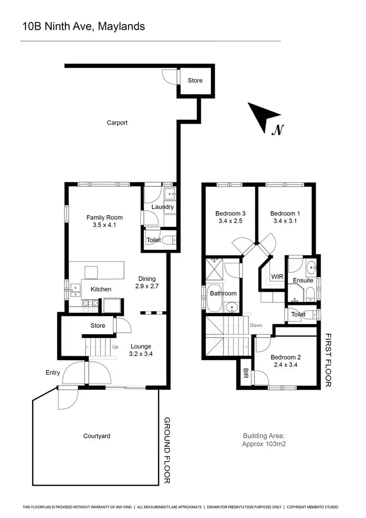 Floorplan of Homely house listing, 10B Ninth Avenue, Maylands WA 6051