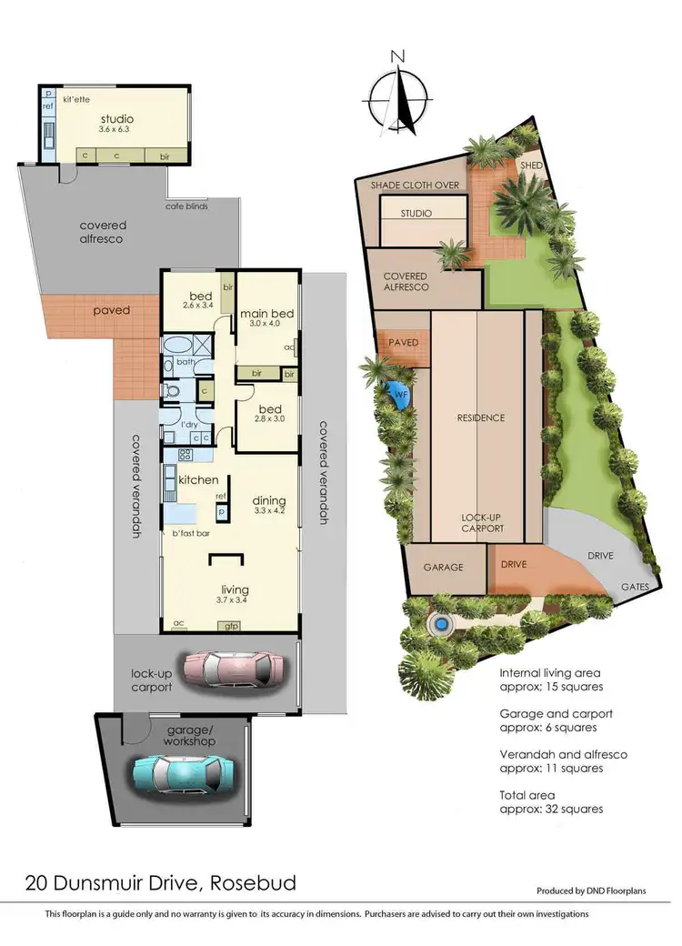 Floorplan of Homely house listing, 20 Dunsmuir Drive, Rosebud VIC 3939