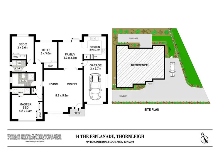 Floorplan of Homely house listing, 14 The Esplanade, Thornleigh NSW 2120