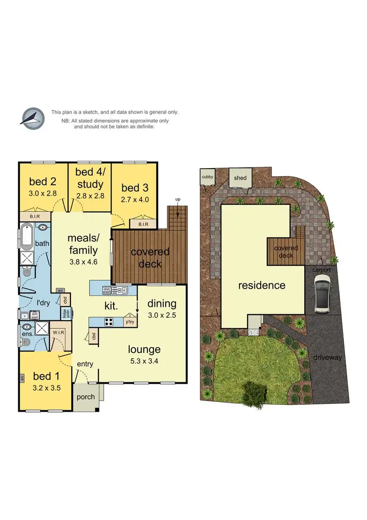 Floorplan of Homely house listing, 6 Landscape Drive, Mooroolbark VIC 3138