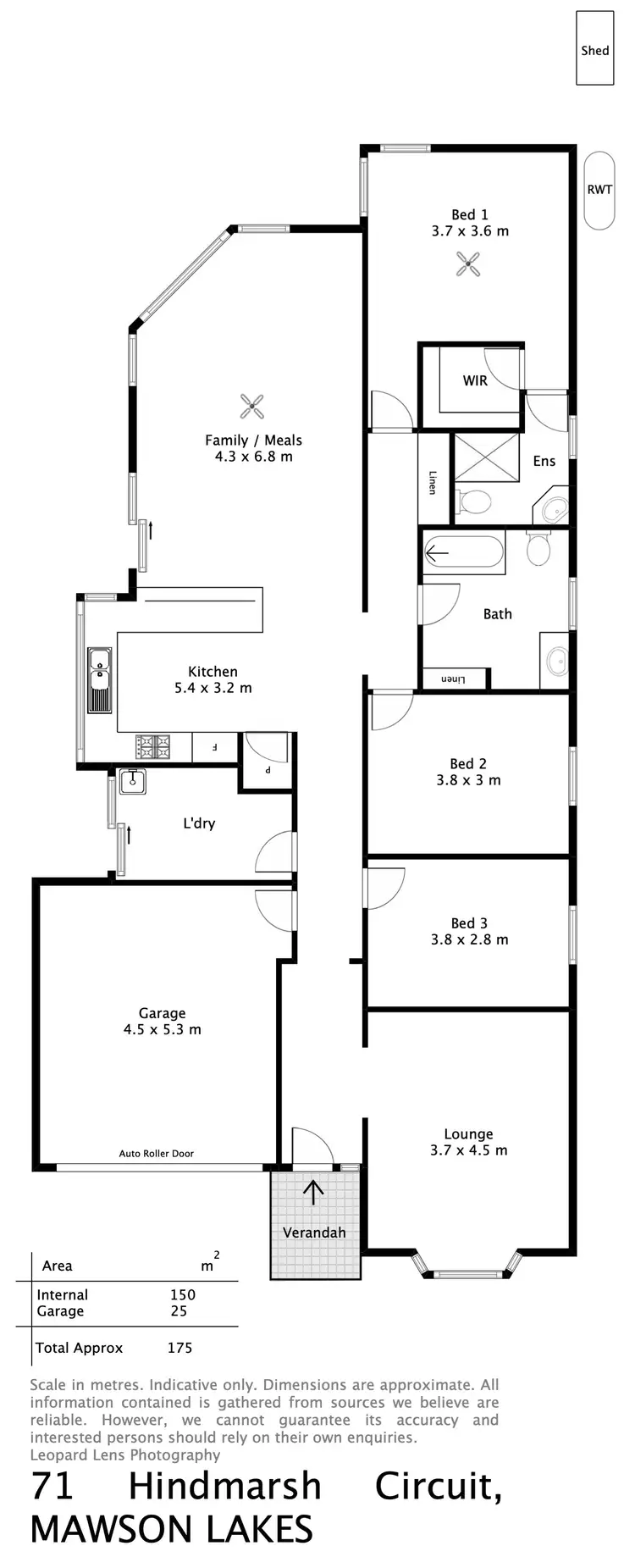 Floorplan of Homely house listing, 71 Hindmarsh Circuit, Mawson Lakes SA 5095