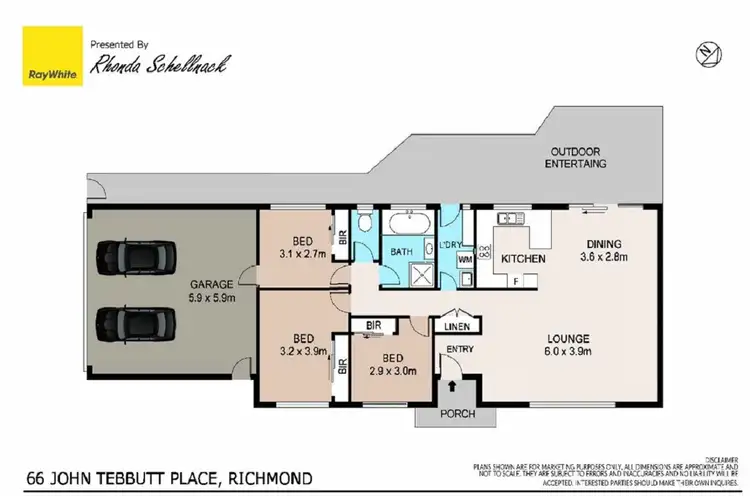 Floorplan of Homely house listing, 66 John Tebbutt Place, Richmond NSW 2753