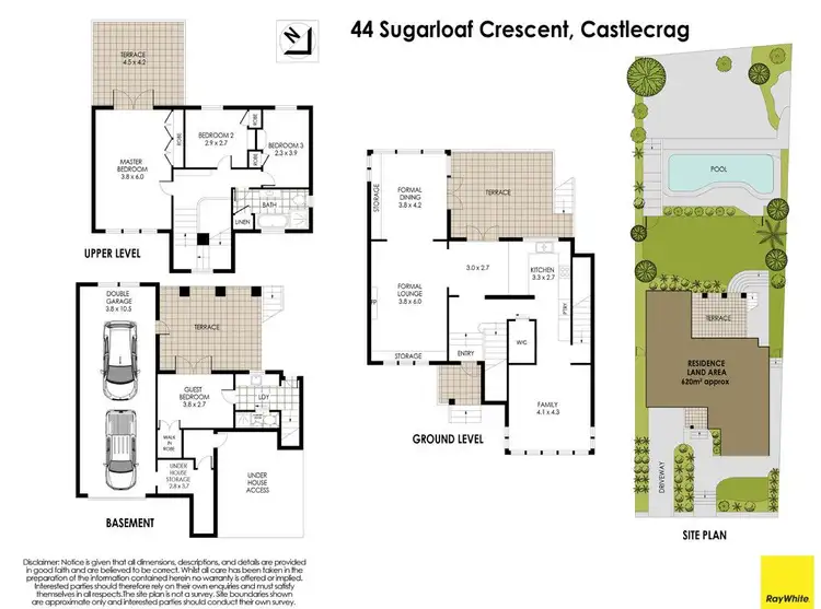 Floorplan of Homely house listing, 44 Sugarloaf Crescent, Castlecrag NSW 2068