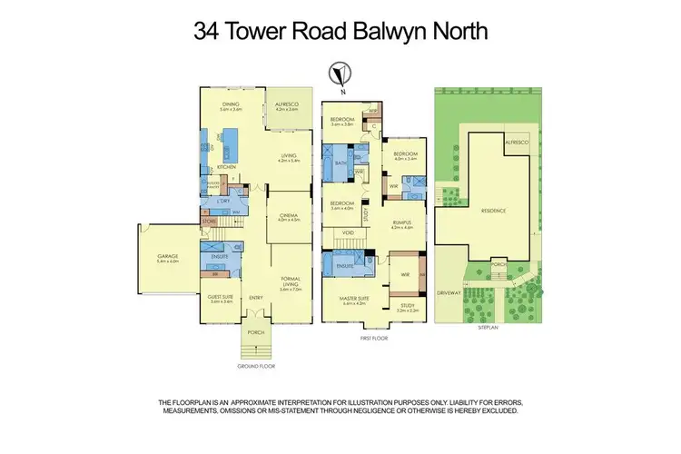 Floorplan of Homely house listing, 34 Tower Road, Balwyn North VIC 3104