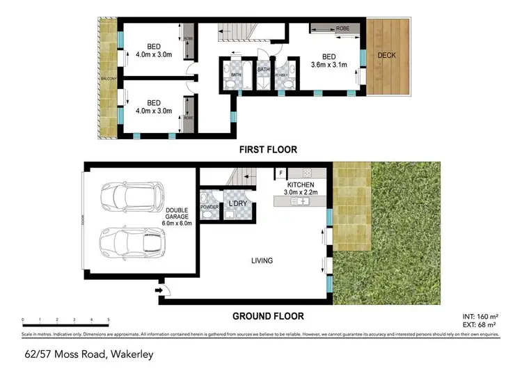 Floorplan of Homely townhouse listing, 62/57 Moss Road, Wakerley QLD 4154
