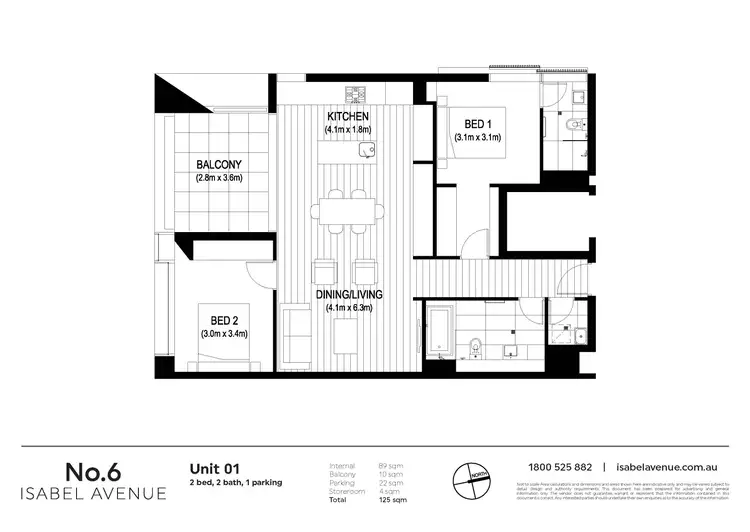 Floorplan of Homely apartment listing, 1/4-6 Isabel Avenue, Vaucluse NSW 2030