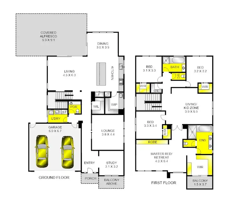 Floorplan of Homely house listing, 22 Caddys Road, Lara VIC 3212