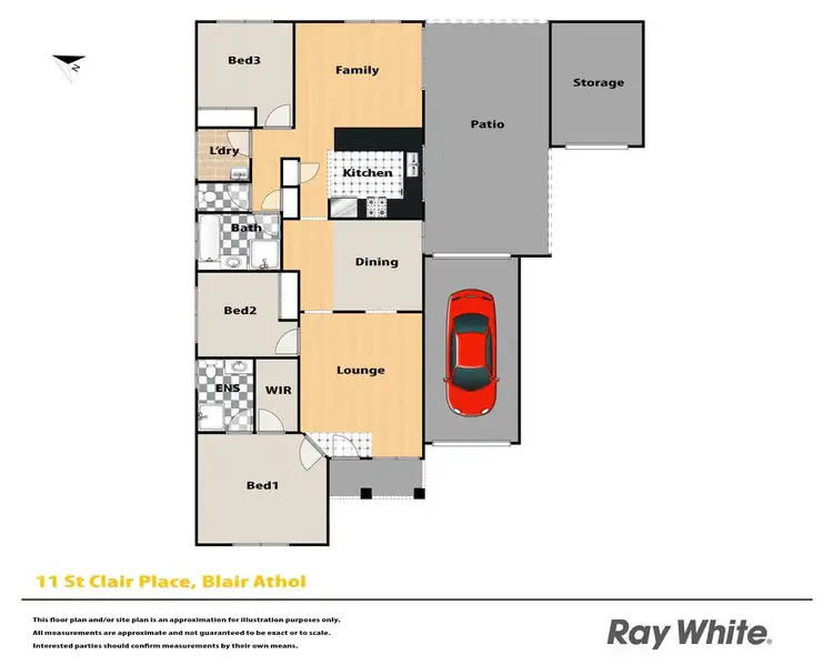 Floorplan of Homely house listing, 11 St Clare Place, Blair Athol NSW 2560