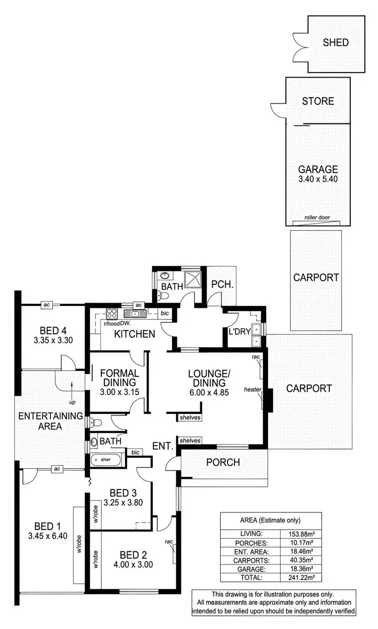 Floorplan of Homely house listing, 11 Cummins Street, Novar Gardens SA 5040