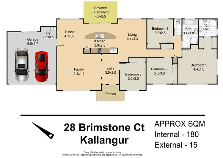 Floorplan of Homely house listing, 28 Brimstone Court, Kallangur QLD 4503